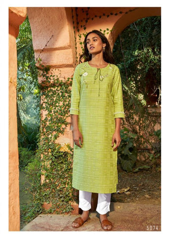 NEW LAUNCHING BUTTON KURTI 22 BUTTON at Rs.249/Piece in surat offer by kala  boutique creation